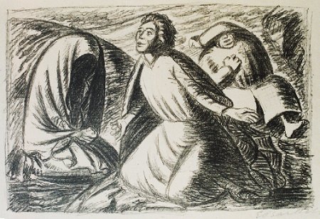 Ernst Barlach - Hoffnung und Erleben II Litho 1931